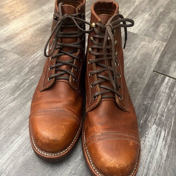 Chippewa Brown Leather Boots - Picture 8 of 10